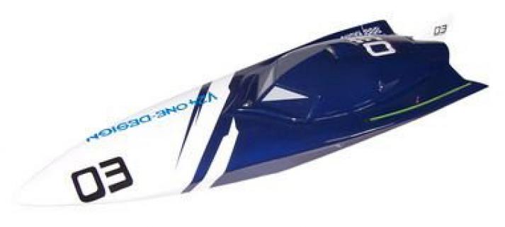 Vantex Bat Power 940NP21 (White,Blue) 94cm .21 Nitrolu Tekne