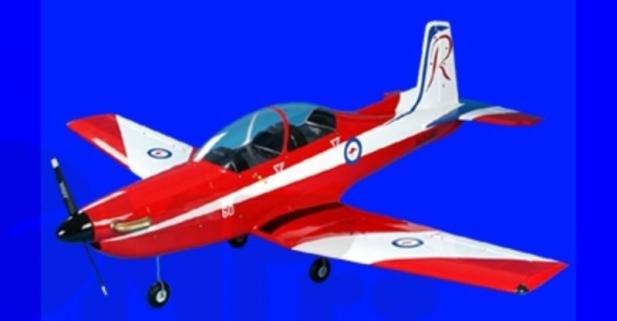 CMPro Pilatus PC-9 /Tucano/ KT1 Kompozit ARF Uçak-Retractler Hariç