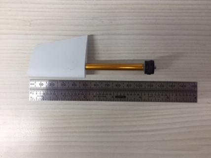 H52 Boat Rudder w/Bronz Tube, Steel Shaft, Rudder Horn & Allen Key // Tekne Dümeni