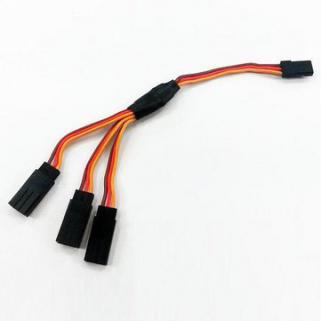 JR Propo 3-Way Servo Extension Y Cable 30cm // 3’lü Servo Uzatma Y Kablo 30cm