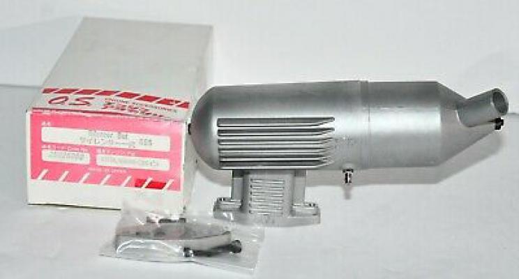 O.S. Engine Muffler Silencer Set 855 29025000 For 91FSR, 108 FSR