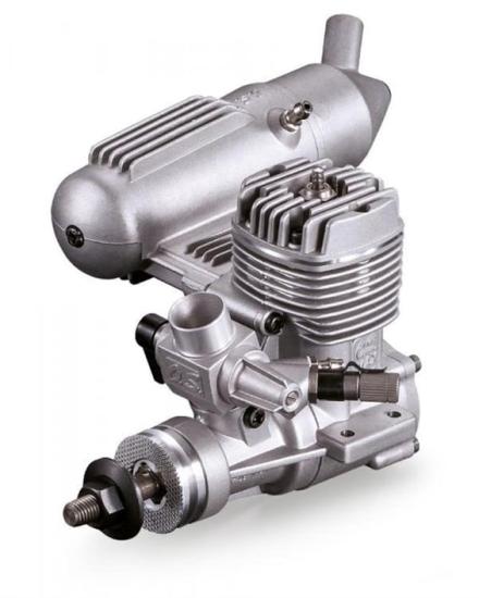  OS Engines 12662 Max-25 FX II (21L) ve 892 Susturuculu, Nitro Yakıtlı Model Uçak Motoru