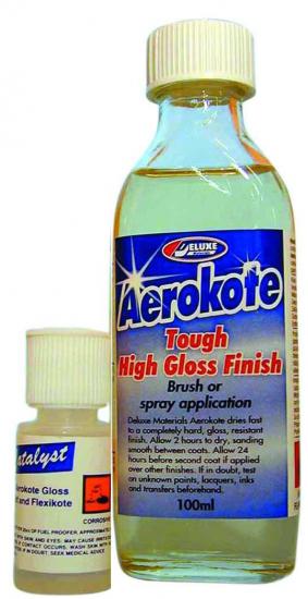 Deluxe Aerokote Gloss 100ml-Parlak Koruyucu Vernik