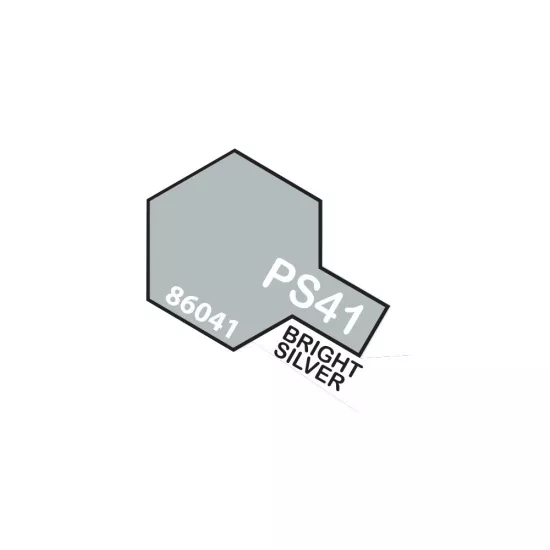 Tamiya PS-41 Bright Silver 100ml Spray 