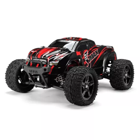 1/16 Ölçek, 4WD Off Road Monster Truck (SMax) Kırmızı Brushed