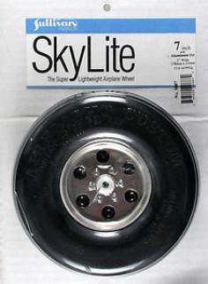 Sullivan Skylite Super Lightweight Airplane Wheel w/Alum. Hub (178x51mm - 427gr) - 1 Adet