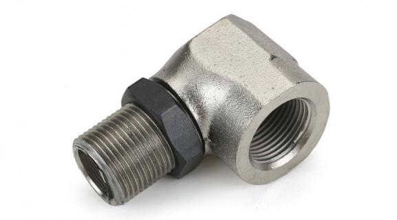 Saito SAI120S140 Muffler Right Angle Adaptor w/A Nut 120S-80 - FA120S, 120SGK, 150, 150B, 150BGK, 180, 180B, 180BGK