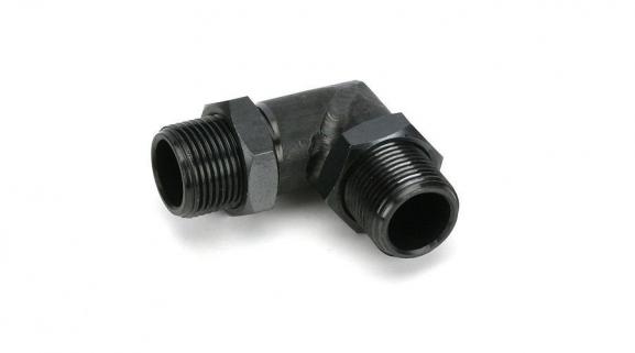 Saito SAI120S163 Muffler Right Angle Manifold M14 - FA120S, 120SGK, 150S, 150B, 180, 180B