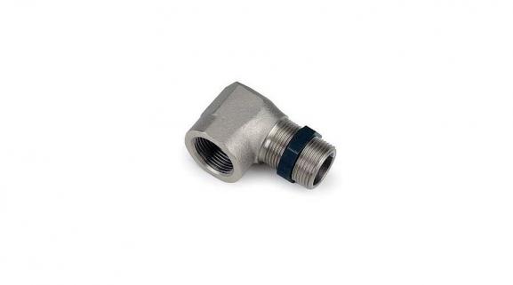 Saito SAI220a140 Muffler Right Angle Adaptor w/ a Nut 220a-80 - FA220, 220aGK, FG57T