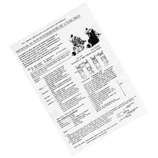 Saito SAI5097 Single Cylinder Instruction Manual