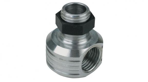 Saito SAI65140 Muffler Right Angle Adaptor w/A Nut 80-80A - FA65, 65GK, 72, 72B, 72BGK, 80, 82a, 82B, 82BGK, 91S, 91SGK, 100, 100GK, 115, 115GK