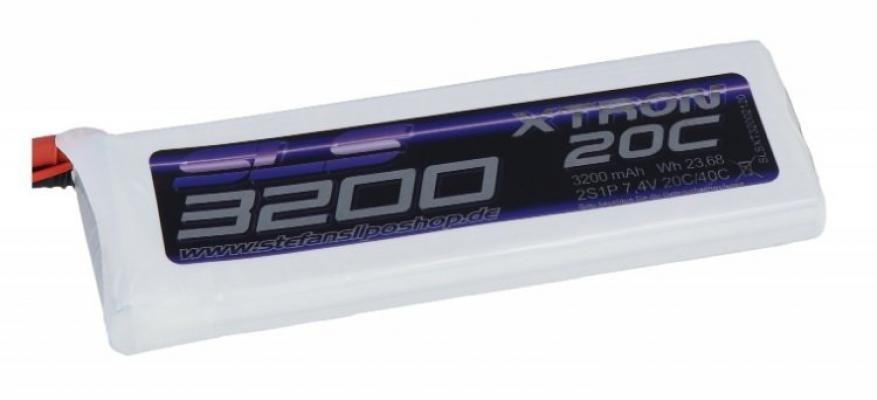 XTRON 3200MAH 2S1P 7.4V 20C / 40C