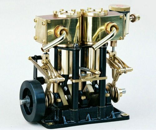 Saito T2GR Çift Silindirli Buhar Motoru (İleri-Geri)