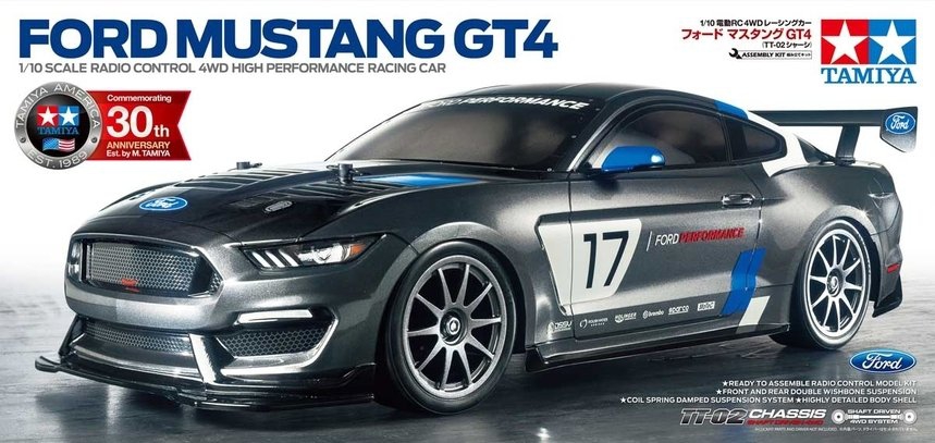 TAMIYA%201/10%20Ford%20Mustang%20GT-4%20(TT-02)%20(Demonte)