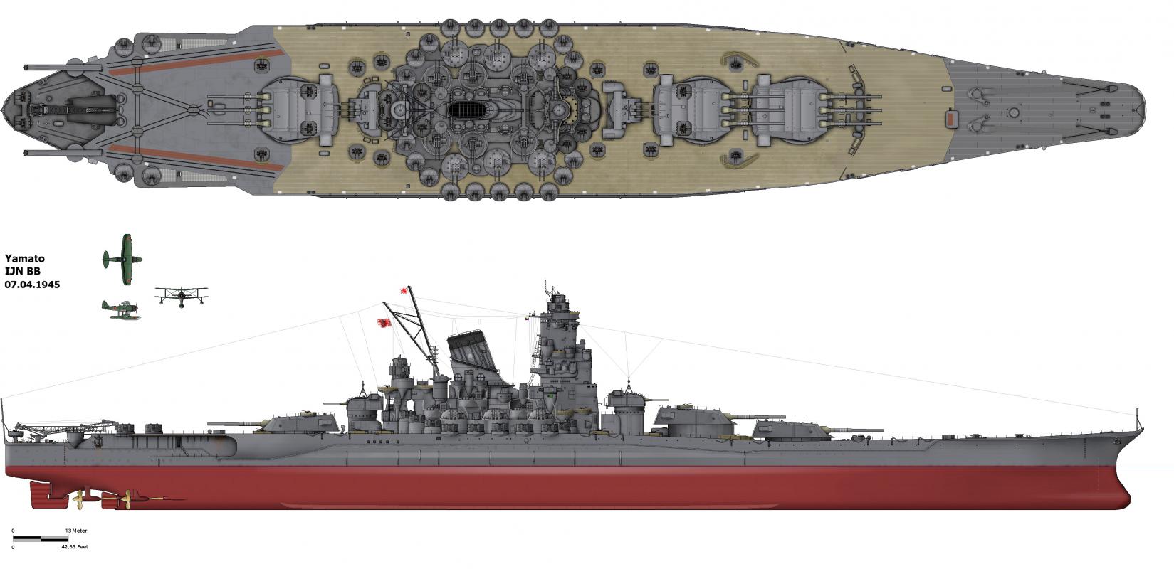 Doyusha 1/250 Yamato Savaş Gemisi